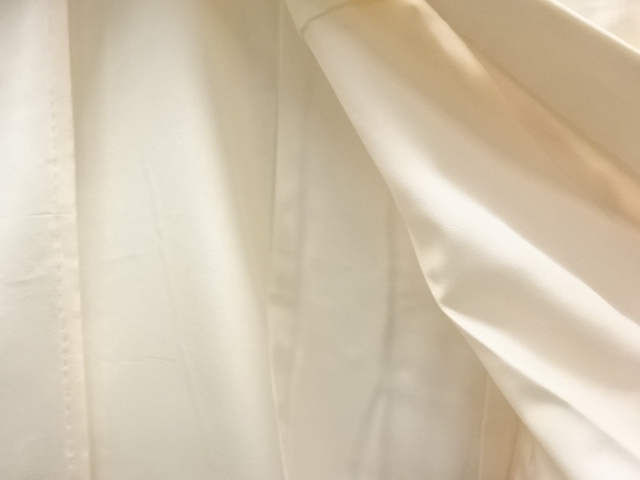  未使用品　扇に桜・菊模様単衣長襦袢